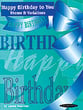 Happy Birthday-Theme and Variations piano sheet music cover